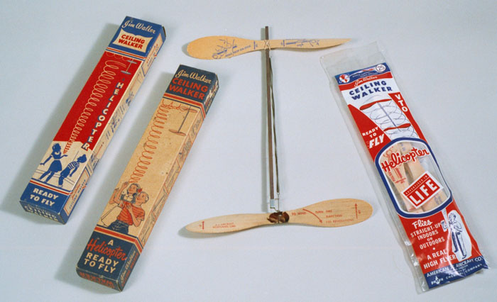 Original Ceiling Walker packaging and original model